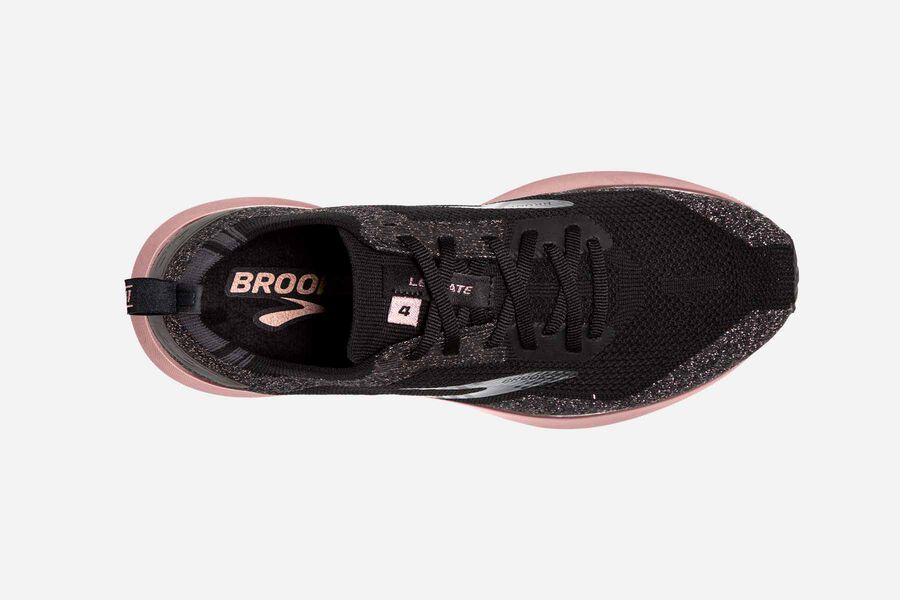 Brooks Levitate 4 Road Loopschoenen Dames - Zwart/Roze - 742095ILE